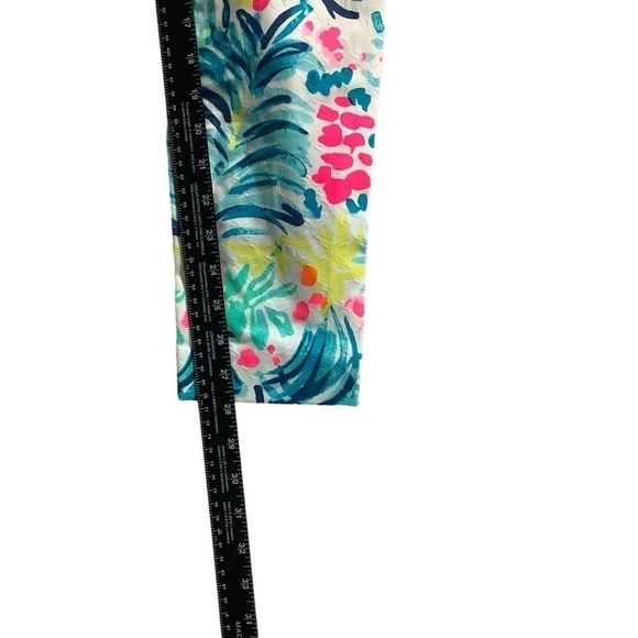 Lilly Pulitzer Kelly Skinny Ankle Serene Blue Tippy Top Pants Size 00 - Picture 6 of 8